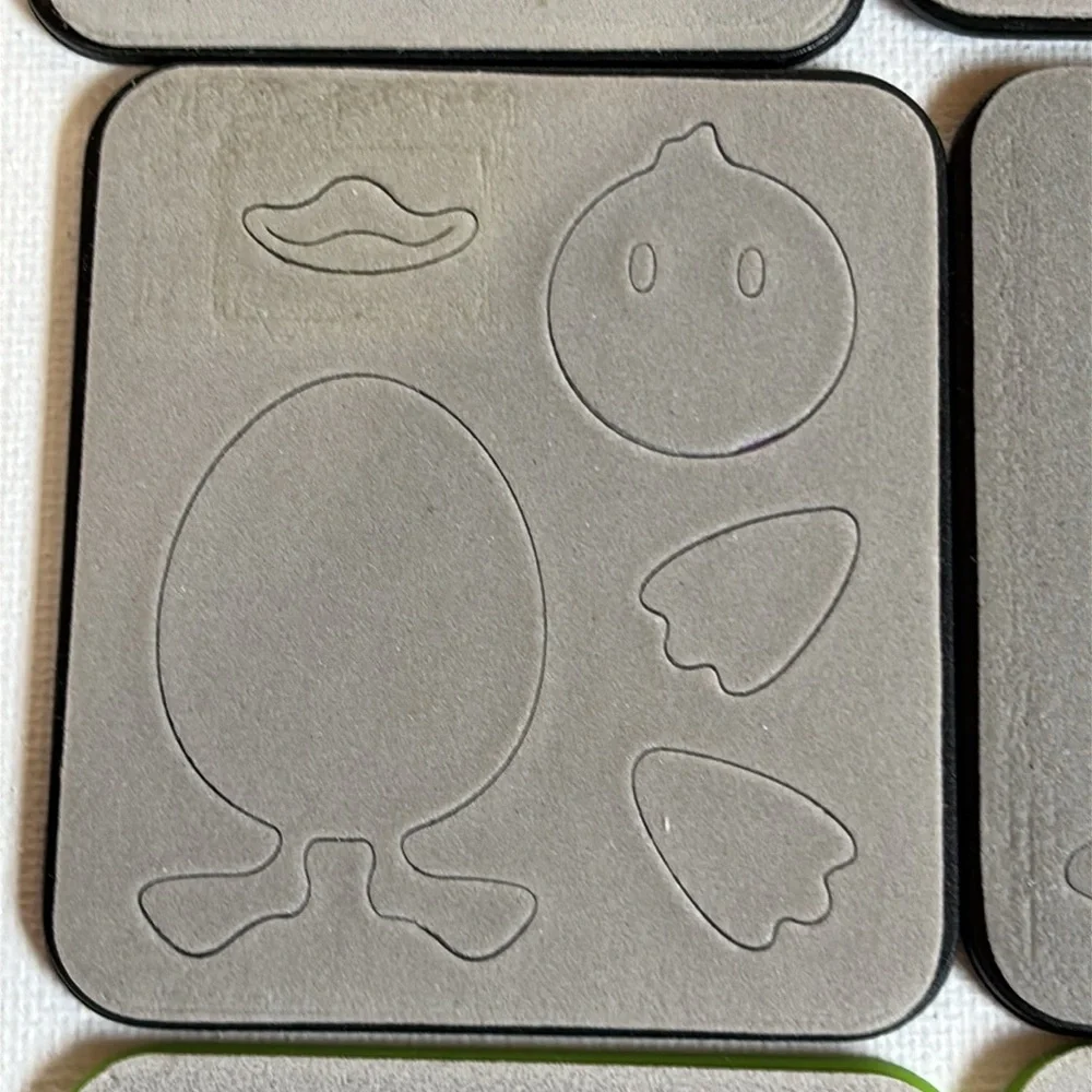 SIZZIX Beach Die Cut Thin Dizzix Dies Set of 9 SIZZIX Bunny Sizzix Pie Die cut